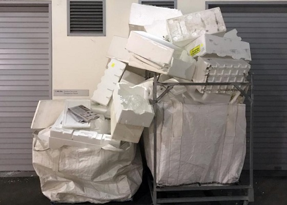 recykler styropianu