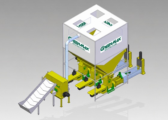 Z-C200P – urządzenie do recyklingu pianki EPP